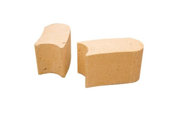 Mattone refrattario curvo della ceramica vetrificata del mattone refrattario di dimensione standard termoresistente